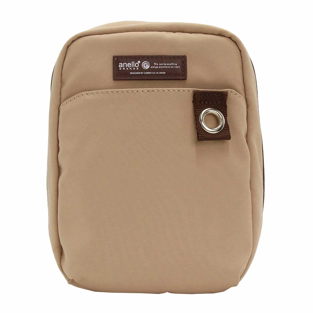 Anello Grande Water-Repellent Mini Shoulder Bag, FAM GHW0001, Beige
Anello Grande Water-Repellent Mini Shoulder Bag, FAM GHW0001, Beige