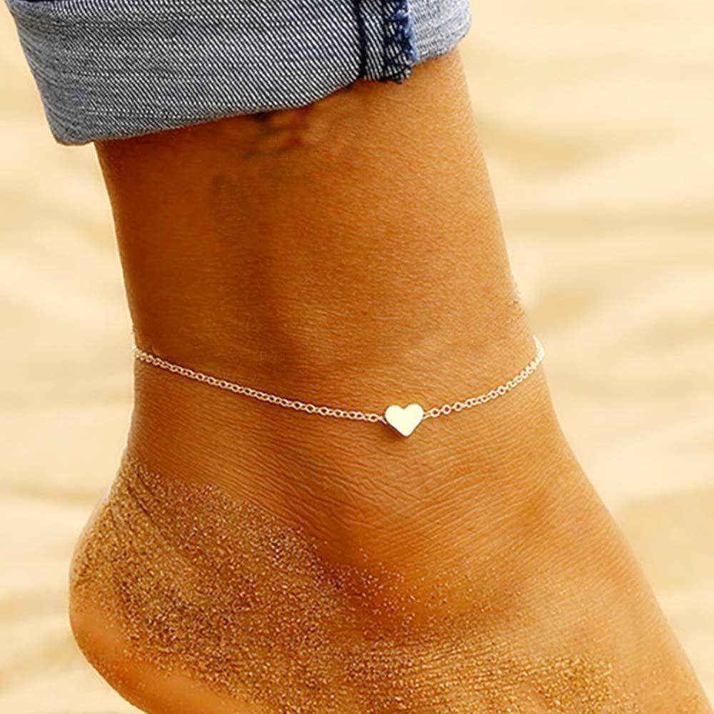Trendy European & American Peach Heart Alloy Anklet - Fashionable Foot Jewelry for the Beach. золотой
Trendy European & American Peach Heart Alloy Anklet - Fashionable Foot Jewelry for the Beach. золотой