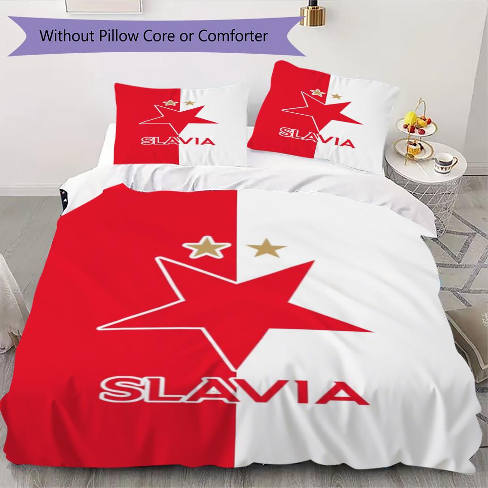 SK Prague Slavia Pattern Bedding uilt Set uilt Cover Pillowcase Home Decoration Birthday Gift (1 * duvet cover + 2 * pillowcase without core)86 155x200cm
SK Prague Slavia Pattern Bedding uilt Set uilt Cover Pillowcase Home Decoration Birthday Gift (1 * duvet cover + 2 * pillowcase without core)86 155x200cm
