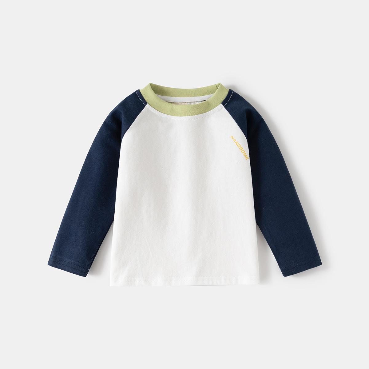 Korean Style Spring Raglan Long-Sleeve T-Shirt for Toddlers and Boys 130 cm
Korean Style Spring Raglan Long-Sleeve T-Shirt for Toddlers and Boys 130 cm