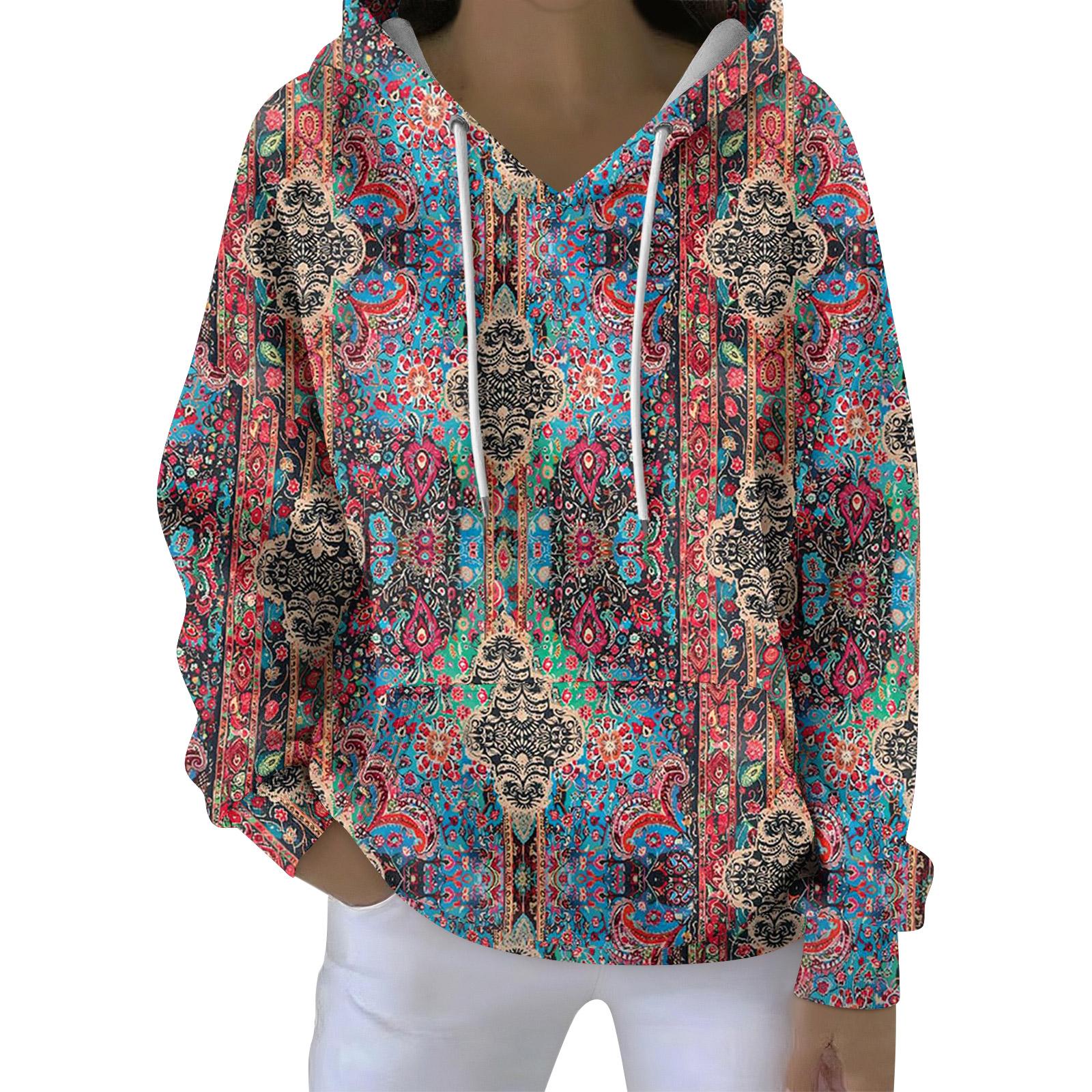 Жіночий осінньо-зимовий пуловер з принтом і капюшоном, модний світшот з довгим рукавом XL
Жіночий осінньо-зимовий пуловер з принтом і капюшоном, модний світшот з довгим рукавом XL