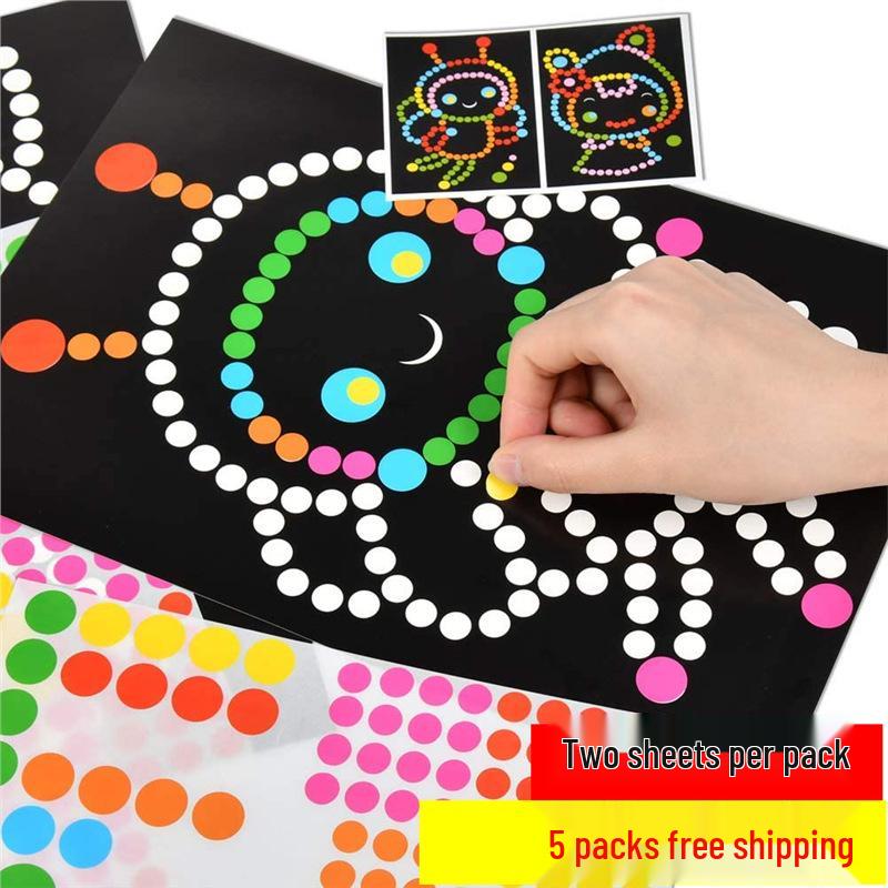 Dot Stickers for Children s Art and Craft: Creative Educational Toy for Kindergarten 5 packs (10 sheets) boy patterns
Dot Stickers for Children s Art and Craft: Creative Educational Toy for Kindergarten 5 packs (10 sheets) boy patterns