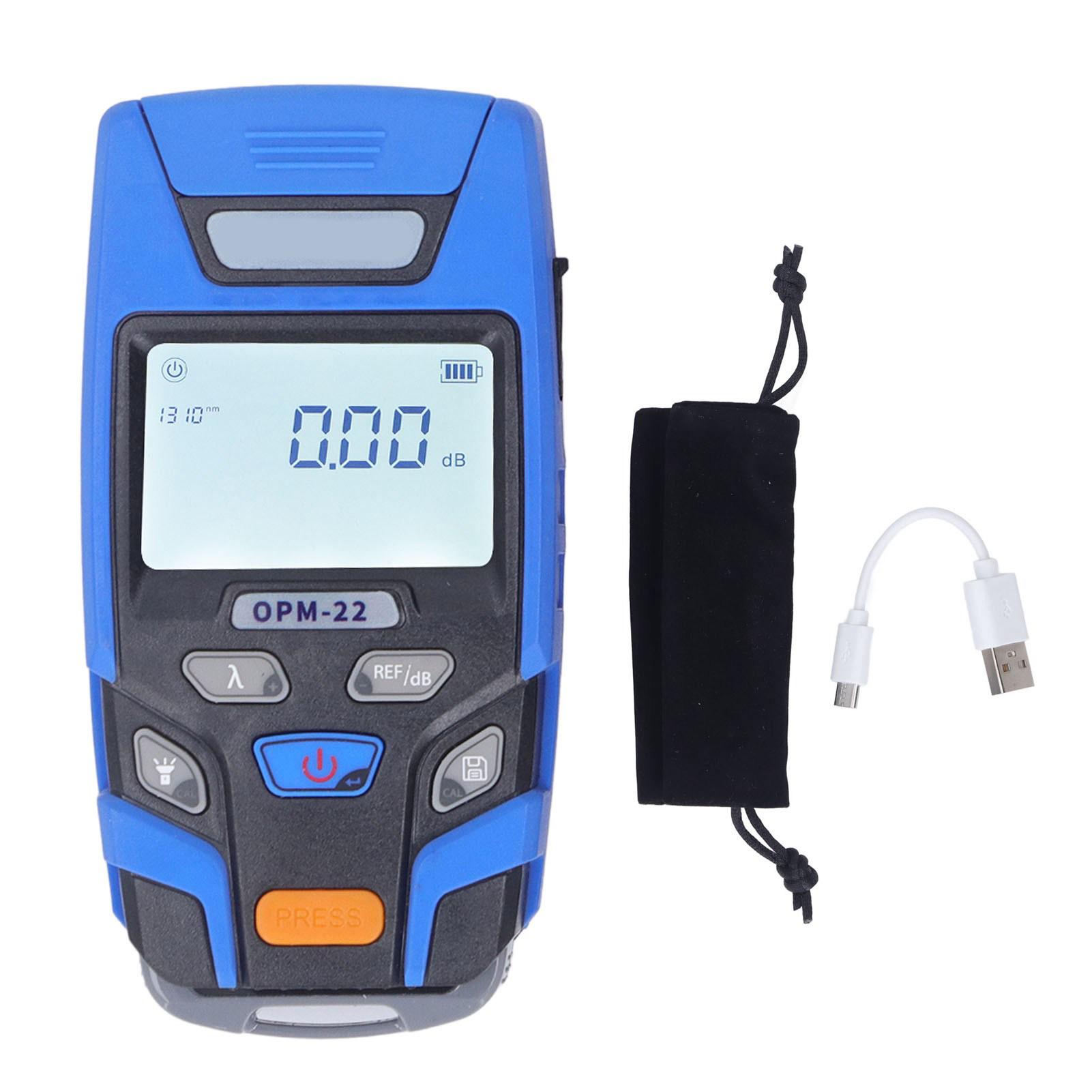 Optical Power Meter 70 to +6dbm Rechargeable Mini Portable Fiber Optic Power Meter for SC ST FC
Optical Power Meter 70 to +6dbm Rechargeable Mini Portable Fiber Optic Power Meter for SC ST FC
