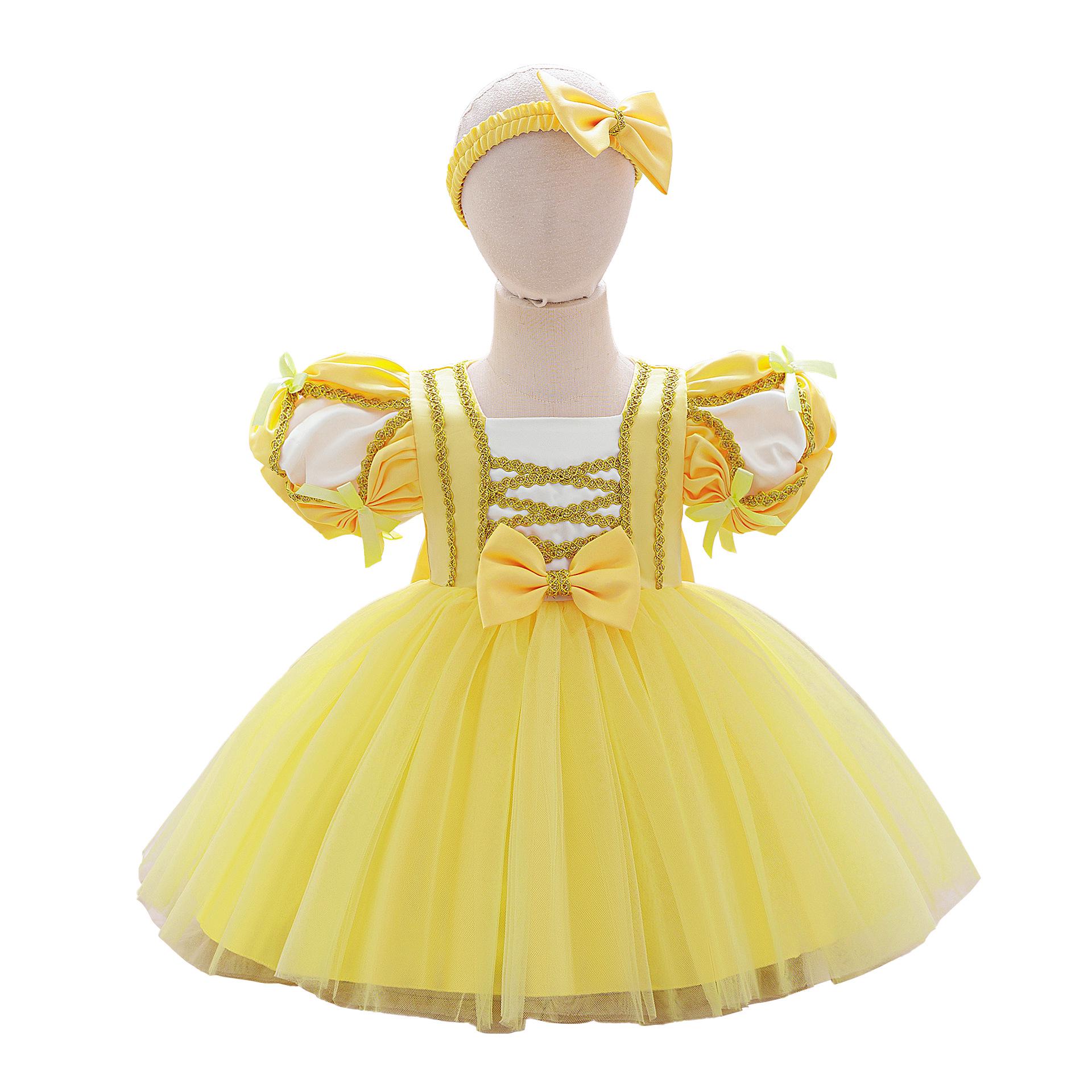 Children s Lace Mesh Princess Birthday & Cosplay Dress 90cm/12-18M жёлтый/белый
Children s Lace Mesh Princess Birthday & Cosplay Dress 90cm/12-18M жёлтый/белый