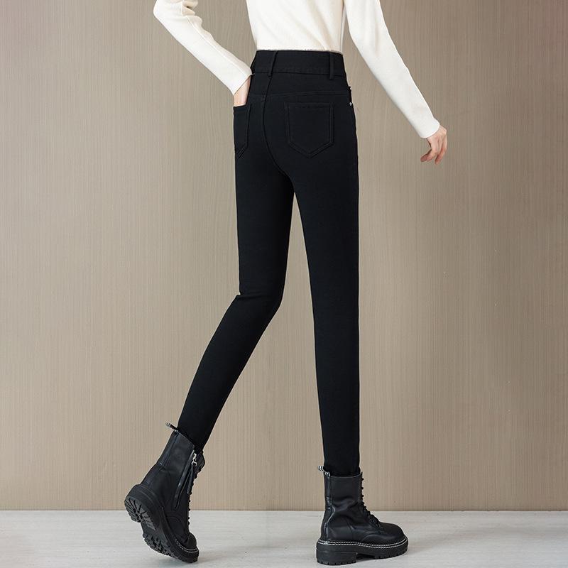 High Waist Slimming Stretch Skinny Jeans with Plus Velvet for Middle-aged Women 4XL (72.5-77.5 kg) чёрный
High Waist Slimming Stretch Skinny Jeans with Plus Velvet for Middle-aged Women 4XL (72.5-77.5 kg) чёрный