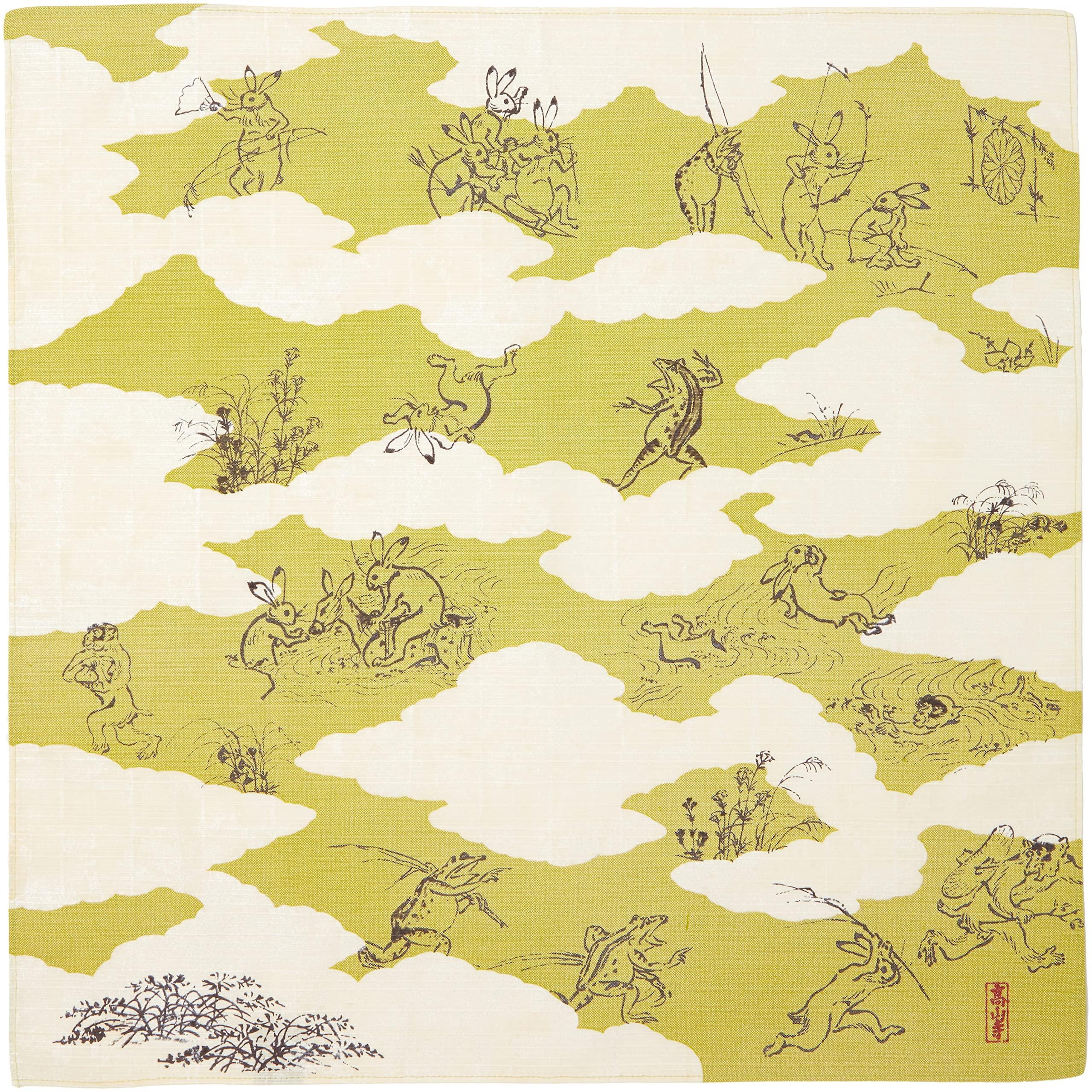 Musubi Furoshiki Furoshiki приблизительно 48 см Choju Jinbutsu Giga Средство для удаления облаков, зеленое, сделано в Японии 20826-102
Musubi Furoshiki Furoshiki приблизительно 48 см Choju Jinbutsu Giga Средство для удаления облаков, зеленое, сделано в Японии 20826-102