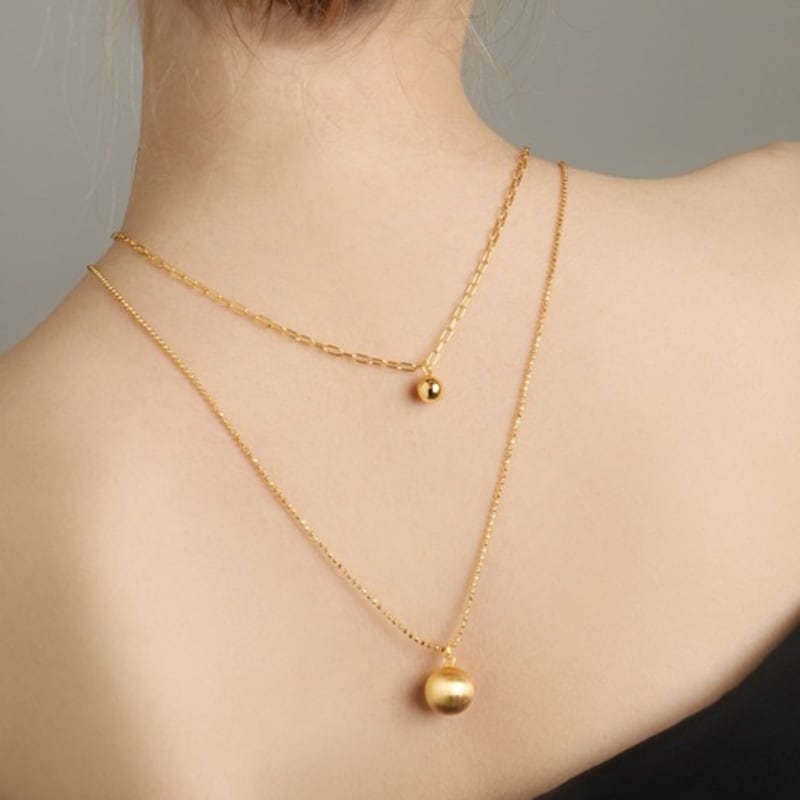 ozel Silver925 Sandy Cutting Ball Long Necklace PS162N Silver (unplated)
ozel Silver925 Sandy Cutting Ball Long Necklace PS162N Silver (unplated)