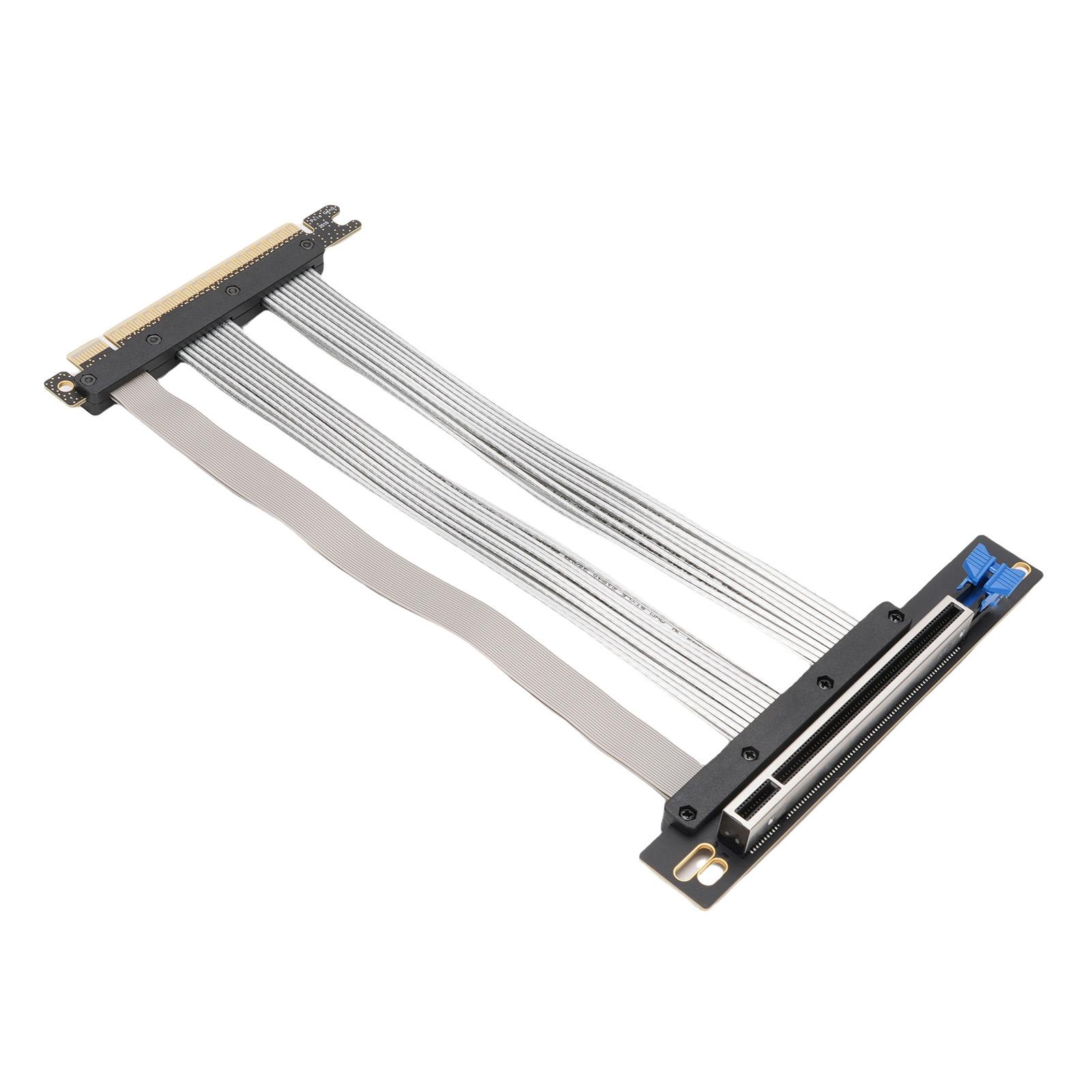 Кабель-райзер PCIE 5.0 16X 128 ГБ/с Гибкий Удлинительный кабель для видеокарты GPU Gen 5 Подходит для RTX4090 5090 20 см 7,9 дюйма
Кабель-райзер PCIE 5.0 16X 128 ГБ/с Гибкий Удлинительный кабель для видеокарты GPU Gen 5 Подходит для RTX4090 5090 20 см 7,9 дюйма