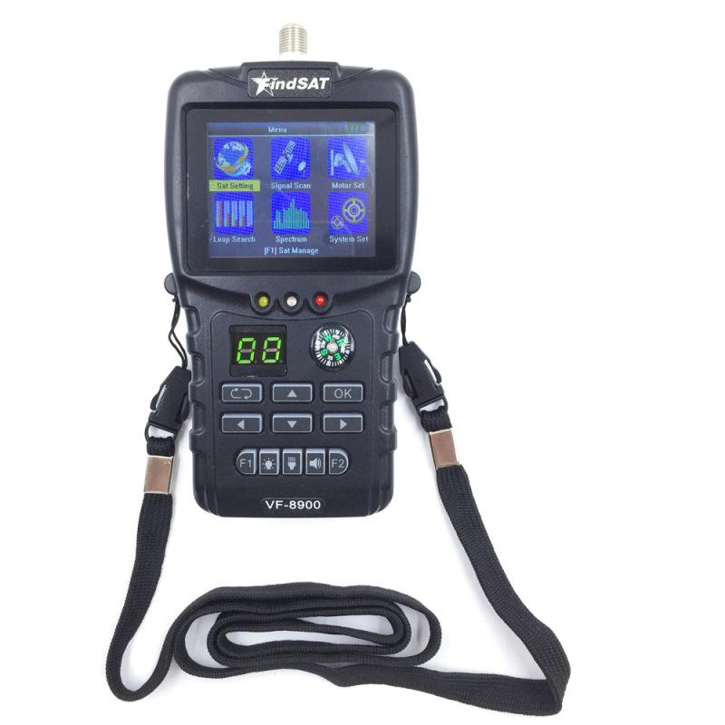 Findsat VF-8900D Измеритель спутникового сигнала 4000 мАч HD 2,4 ЖК-измеритель сигнала детектор-приемник для DVB-S/DVB-S2/MPEG2/MPEG4
Findsat VF-8900D Измеритель спутникового сигнала 4000 мАч HD 2,4 ЖК-измеритель сигнала детектор-приемник для DVB-S/DVB-S2/MPEG2/MPEG4