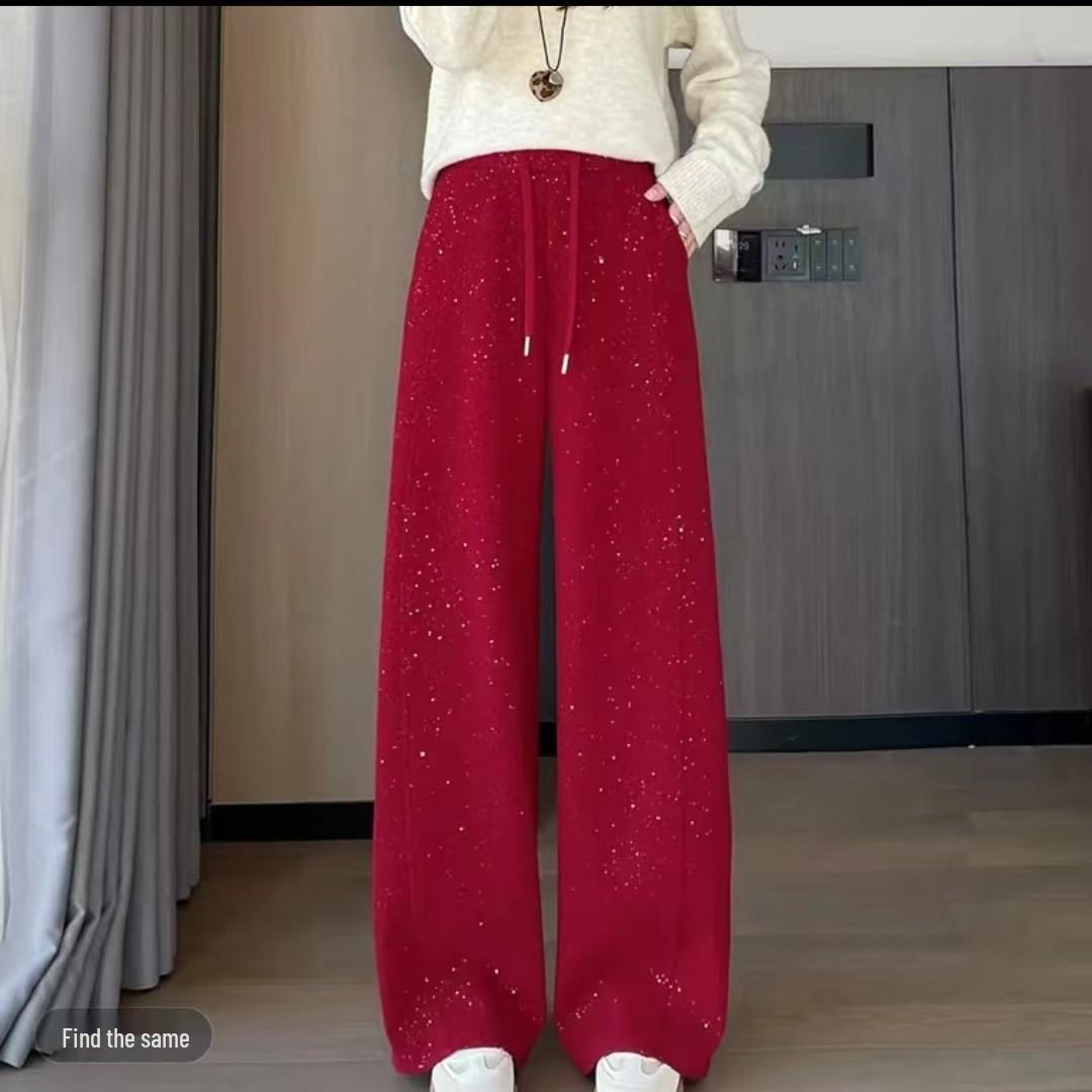 Women s High-Waist Red Plush Straight-Leg Pants for Autumn/Winter L (120-135cm) - Ships in 5 days
Women s High-Waist Red Plush Straight-Leg Pants for Autumn/Winter L (120-135cm) - Ships in 5 days