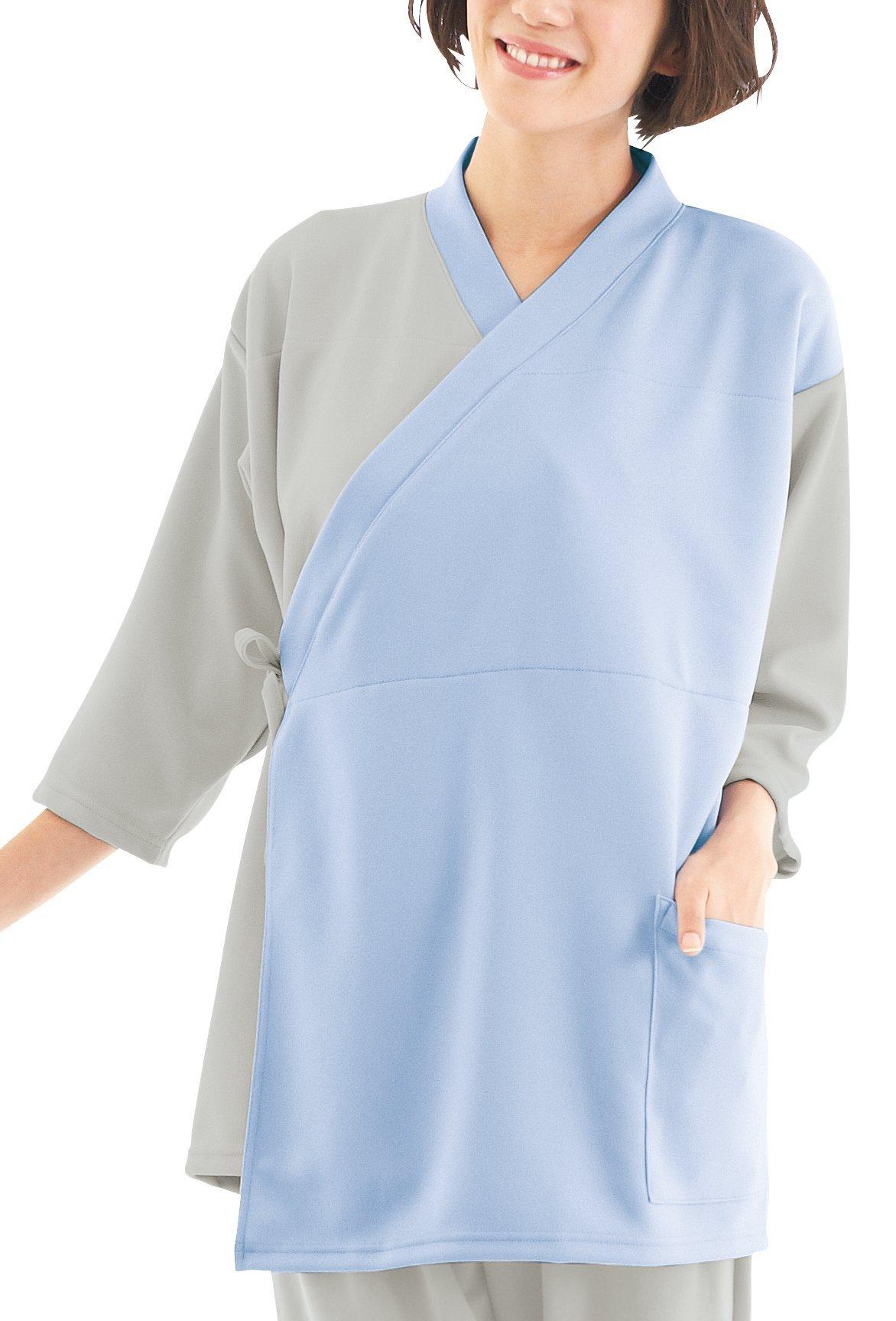 Fork Medical Examination Gown, Unisex, Whale-Shaped, 7004SK, Saxe x Gray, Japan Size L (equivalent to Japanese Size L)
Fork Medical Examination Gown, Unisex, Whale-Shaped, 7004SK, Saxe x Gray, Japan Size L (equivalent to Japanese Size L)