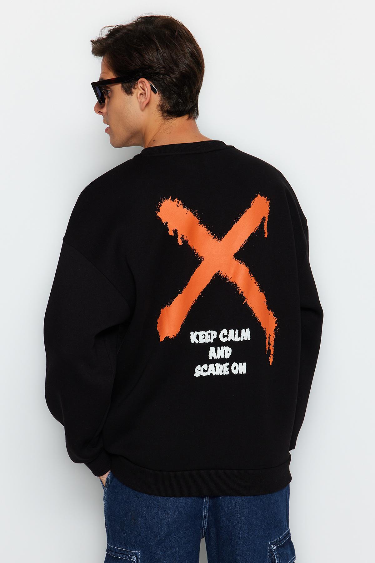 Men s Fashion New Sweatshirt Black Oversize Wide Cut Crew Neck Geometric Back Printed Sweatshirt XL чорний
Men s Fashion New Sweatshirt Black Oversize Wide Cut Crew Neck Geometric Back Printed Sweatshirt XL чорний