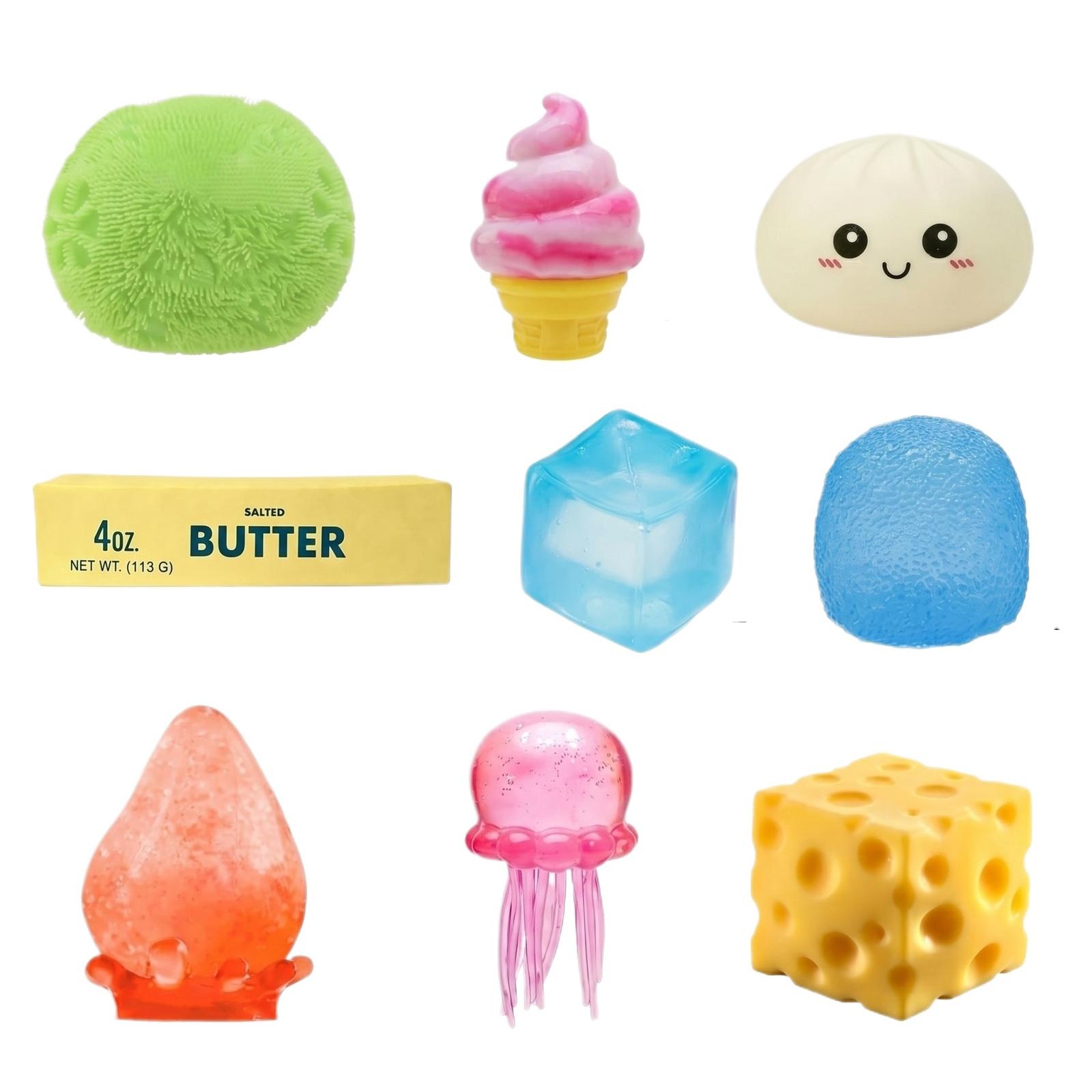 Toys, Slow Rising Soft Set With Different Designs, Random Colors, Stretchy Hand Set For Desk, And Daily Use One Size
Toys, Slow Rising Soft Set With Different Designs, Random Colors, Stretchy Hand Set For Desk, And Daily Use One Size