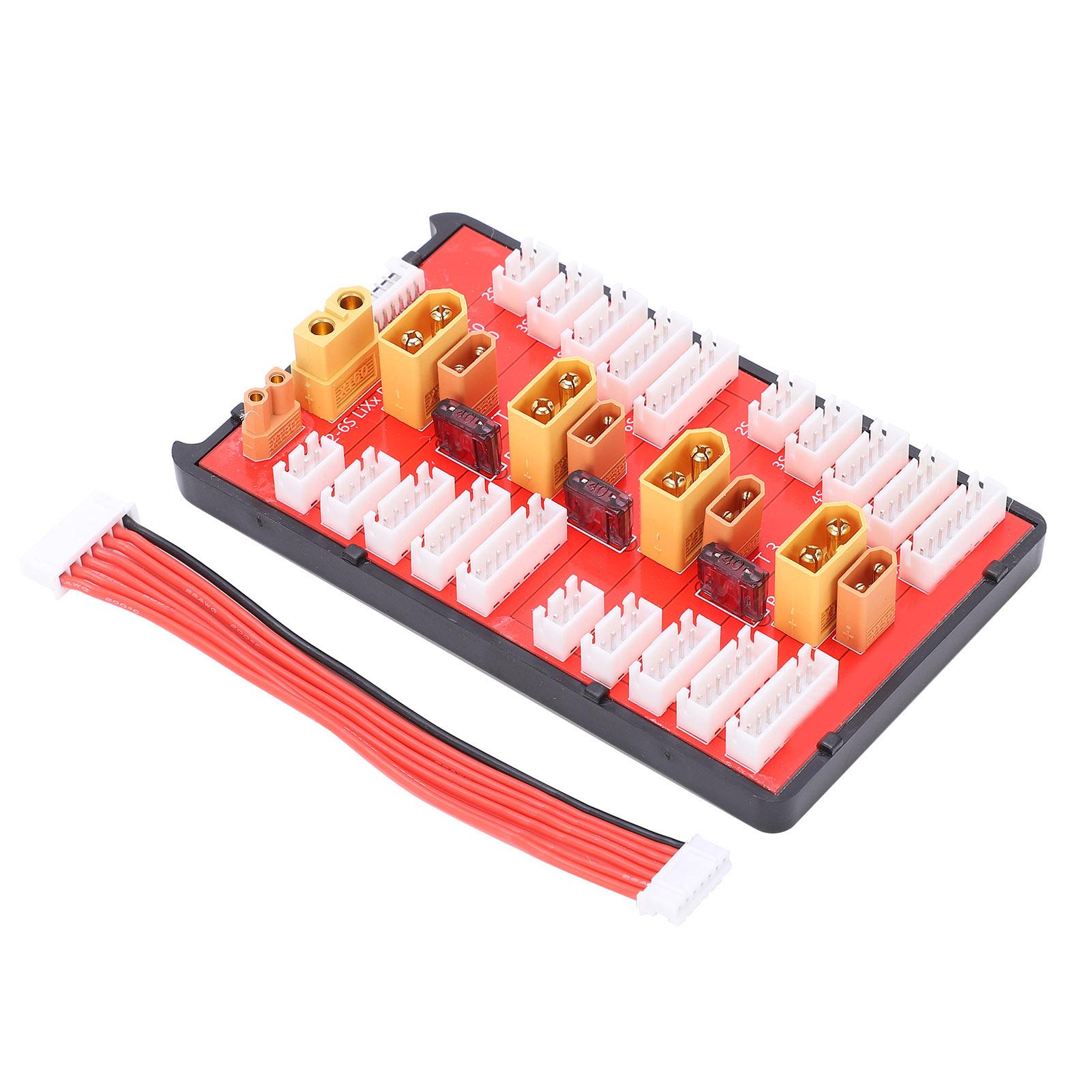XT60+XT30 2 in 1 Parallel Charging Board Supports 4 Packs 2S6S Lipo Battery for RC Models Spare Part
XT60+XT30 2 in 1 Parallel Charging Board Supports 4 Packs 2S6S Lipo Battery for RC Models Spare Part