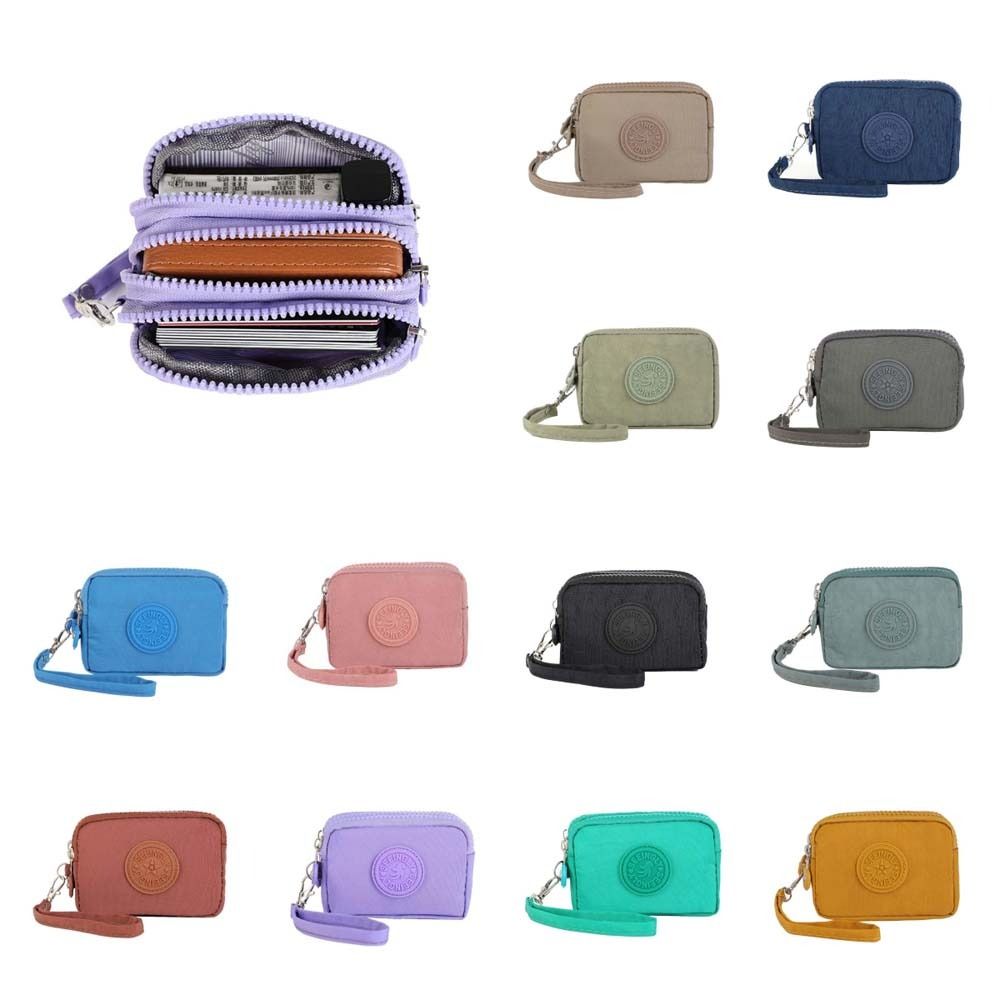 Nylon Three Layer Wallet With Lanyard Simple Money Bag Fashion Short Zipper Coin Purse Shopping
Nylon Three Layer Wallet With Lanyard Simple Money Bag Fashion Short Zipper Coin Purse Shopping