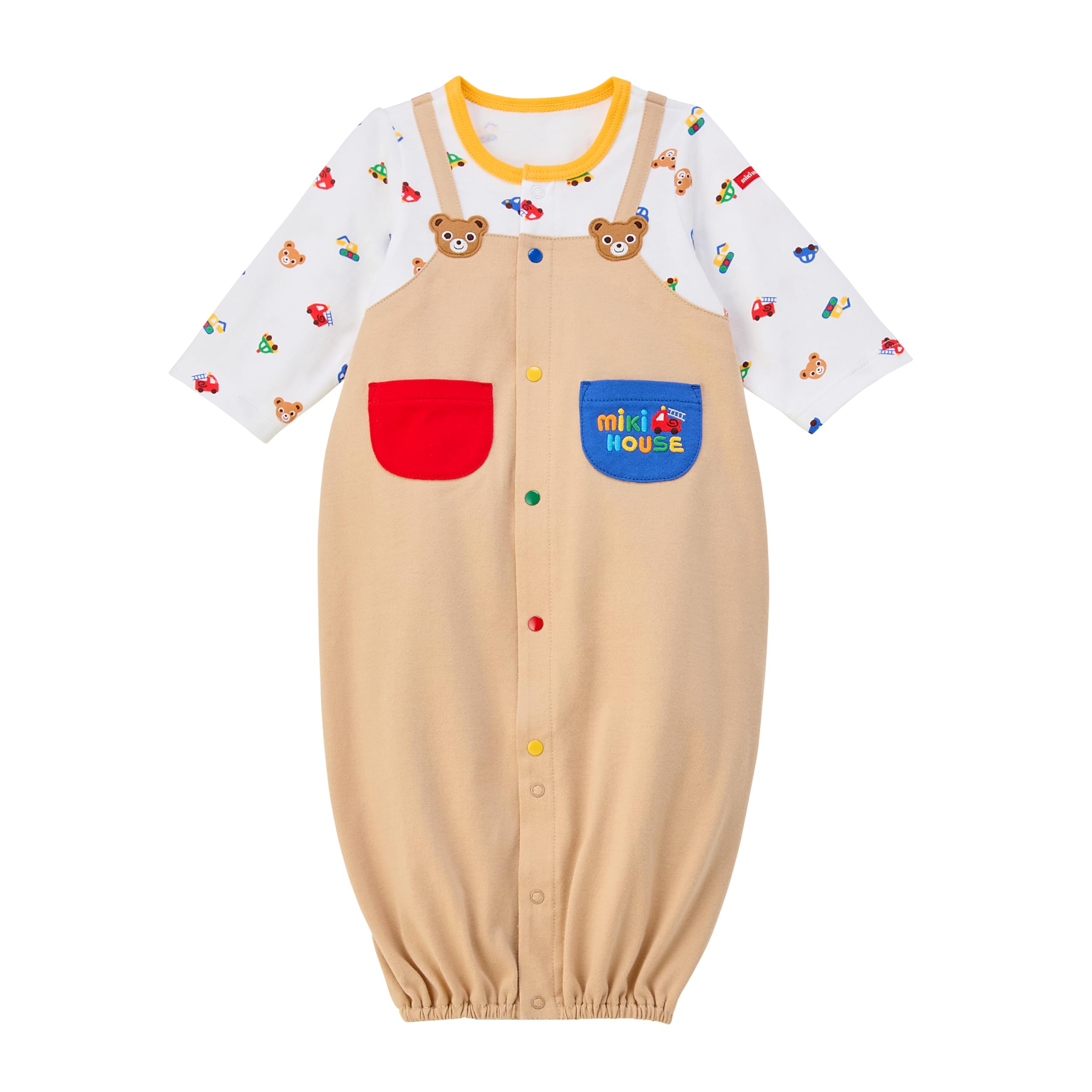 Miki House Coverall Made in Bear for Boys and Baby Baby Size Two-Way Romper, Japan, Design, Girls, Newborns, Clothes, Clothes, 50-70cm, Beige, бежевый
Miki House Coverall Made in Bear for Boys and Baby Baby Size Two-Way Romper, Japan, Design, Girls, Newborns, Clothes, Clothes, 50-70cm, Beige, бежевый