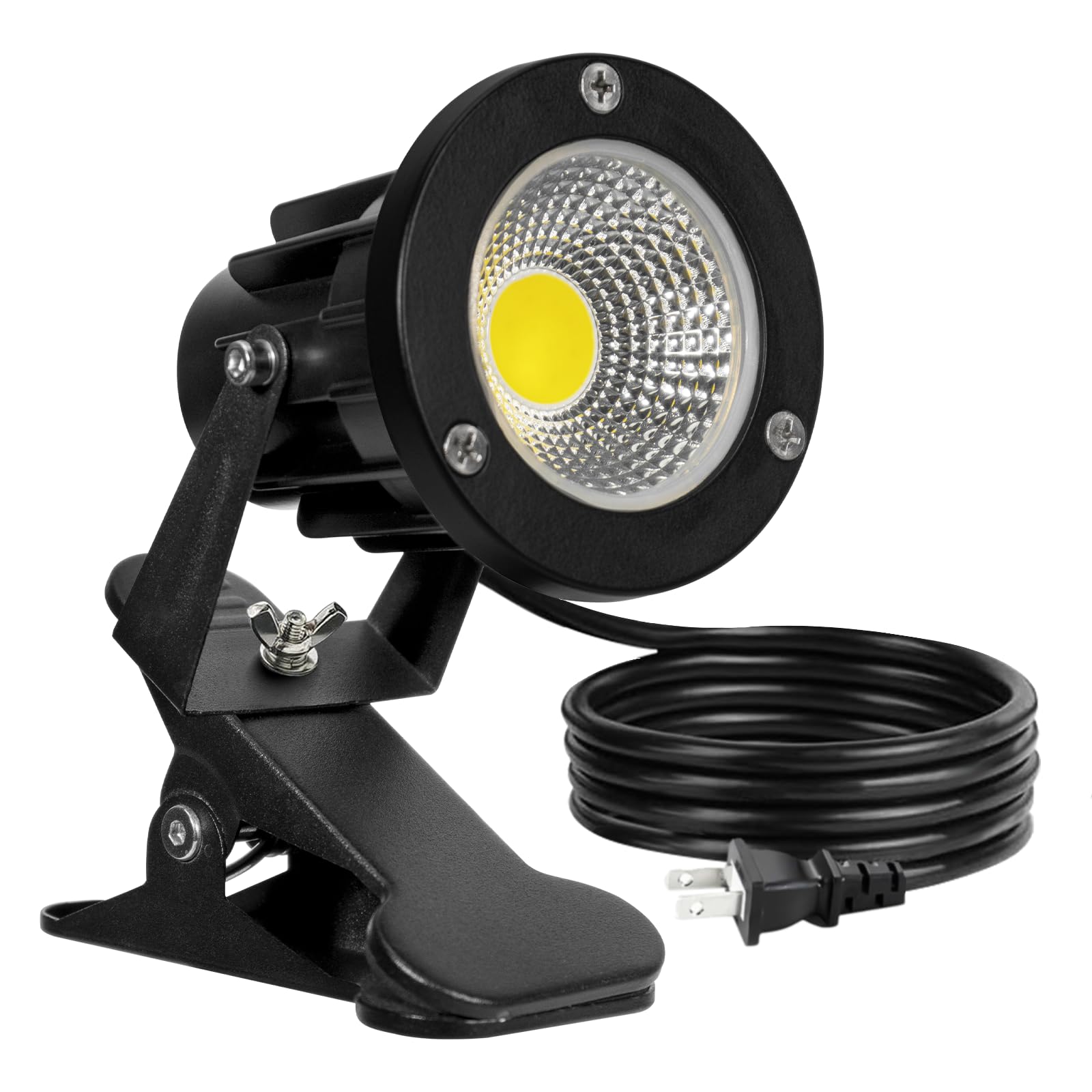 LED Clip Light Spotlight Daylight Color Waterproof Work Light 7W 60W Equivalent No Switch Cord Length 3m Rotation Outlet Type Powerful Spring Desk
LED Clip Light Spotlight Daylight Color Waterproof Work Light 7W 60W Equivalent No Switch Cord Length 3m Rotation Outlet Type Powerful Spring Desk