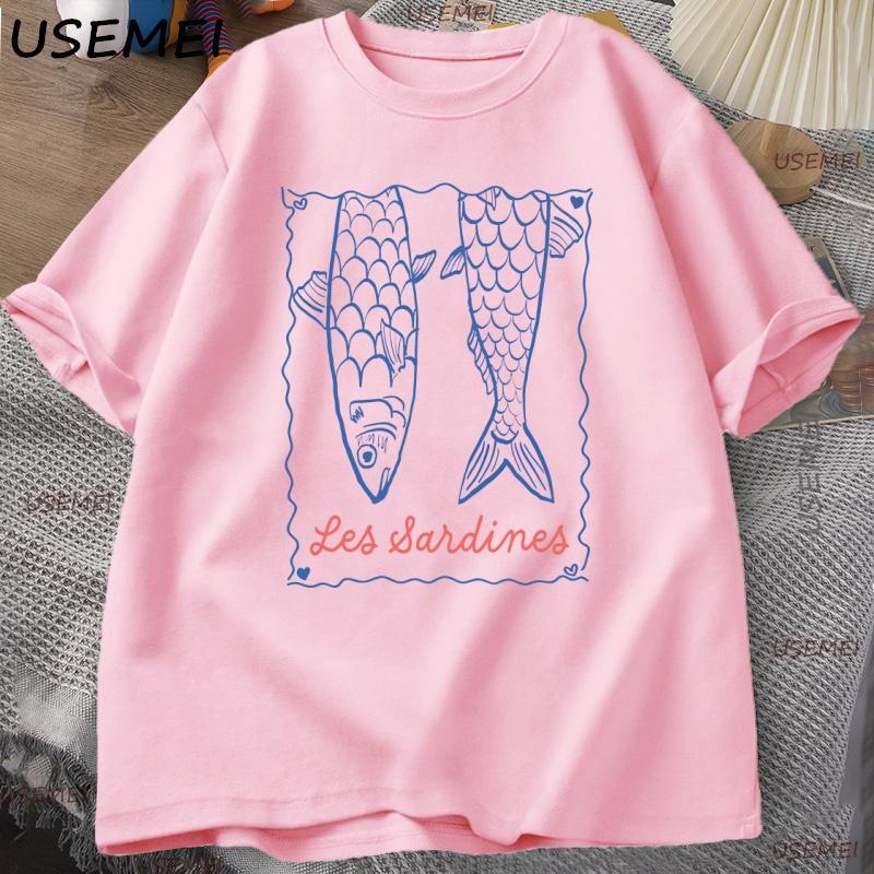 Trendy Sardines T Shirt Aesthetic Fish T-Shirt Summer Short Sleeves Coastal Tee Ocean Men Clothing Casual Clothes Tees XXXL рожевий
Trendy Sardines T Shirt Aesthetic Fish T-Shirt Summer Short Sleeves Coastal Tee Ocean Men Clothing Casual Clothes Tees XXXL рожевий