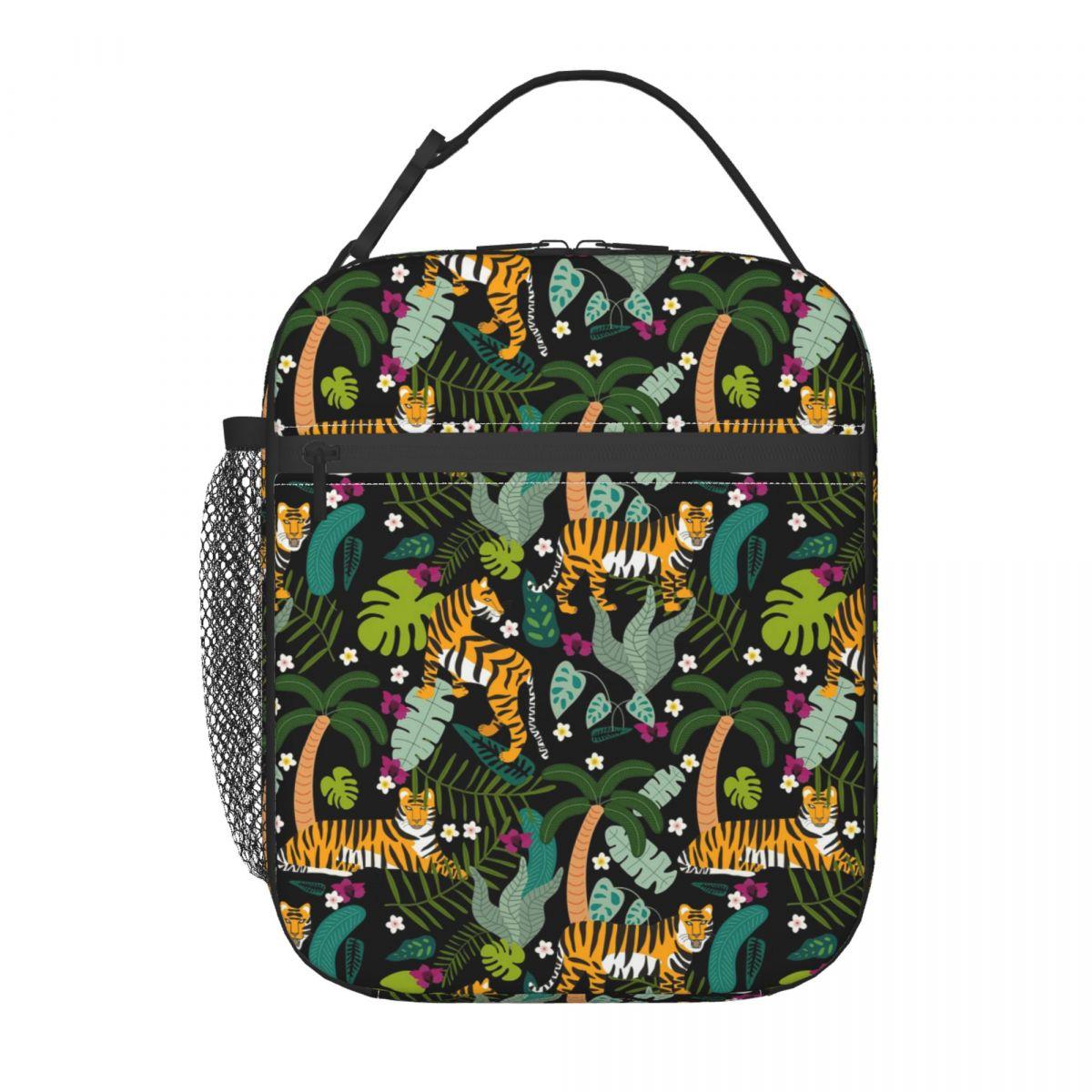 Jungle Tiger And Tropical Floral Insulated Lunch Bag for Kids School Cooler Thermal Food Box Tote Portable Lunch Boxes Container One Size
Jungle Tiger And Tropical Floral Insulated Lunch Bag for Kids School Cooler Thermal Food Box Tote Portable Lunch Boxes Container One Size