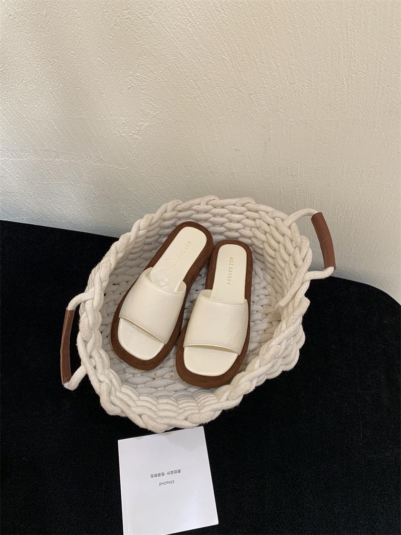 Soft sheepskin~ Small people increase their height, thick-soled cool slippers, women s shoes wear 2025 new summer leopard print one-word drag 40 абрикосовый
Soft sheepskin~ Small people increase their height, thick-soled cool slippers, women s shoes wear 2025 new summer leopard print one-word drag 40 абрикосовый