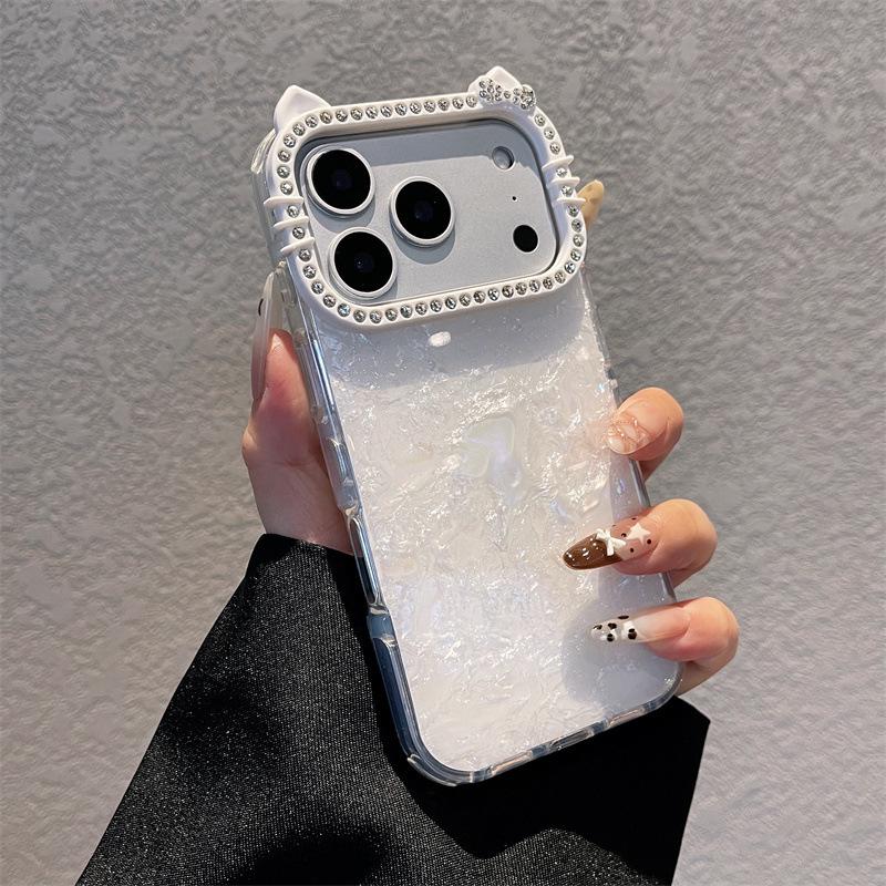 iPhone 17 Pro Max Gold Plated Rhinestone Cat Ear Lens Case - Apple 16 Pro Protective Cover iPhone 13 Pro белый
iPhone 17 Pro Max Gold Plated Rhinestone Cat Ear Lens Case - Apple 16 Pro Protective Cover iPhone 13 Pro белый