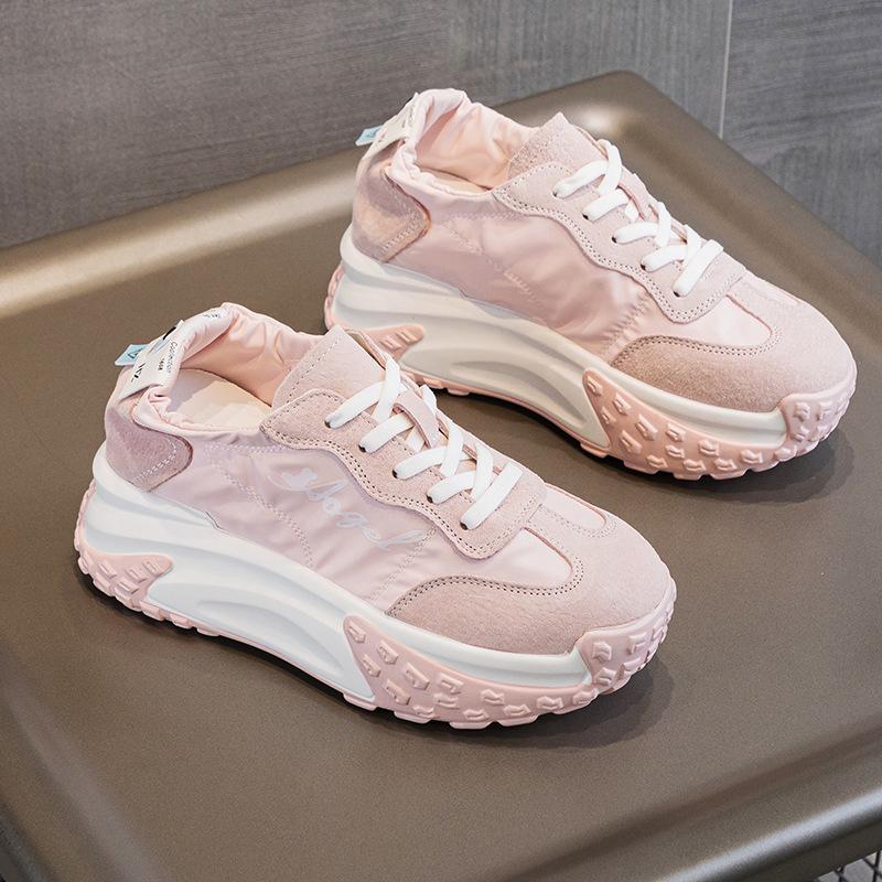 Dad shoes women s spring new platform sports casual shoes versatile height increase single net breathable white shoes 40 рожевий
Dad shoes women s spring new platform sports casual shoes versatile height increase single net breathable white shoes 40 рожевий