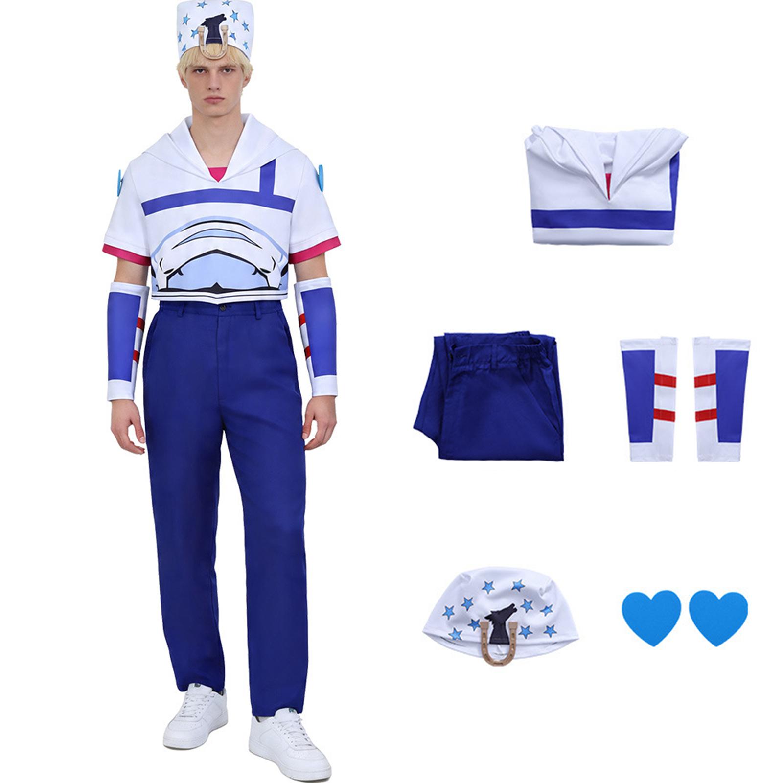 Men s Two Piece Set Costume with Short Sleeve Top and Full Length Pants for Role Play Events and Themed Parties S червоний
Men s Two Piece Set Costume with Short Sleeve Top and Full Length Pants for Role Play Events and Themed Parties S червоний