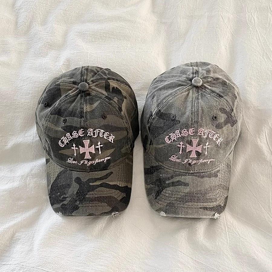 Korean Niche Retro Old Embroidered Camouflage Baseball Cap Women s Street Fashion Brand Versatile Soft Top Baseball Cap Showing Small Face M(56-58cm)
Korean Niche Retro Old Embroidered Camouflage Baseball Cap Women s Street Fashion Brand Versatile Soft Top Baseball Cap Showing Small Face M(56-58cm)