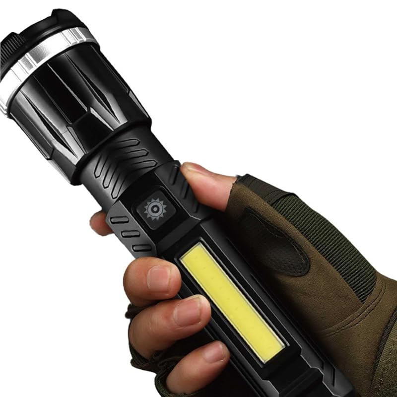 KM Global flashlight led light usb rechargeable flash light handy light Equipped with high brightness chip zoom adjustment disaster prevention Power
KM Global flashlight led light usb rechargeable flash light handy light Equipped with high brightness chip zoom adjustment disaster prevention Power