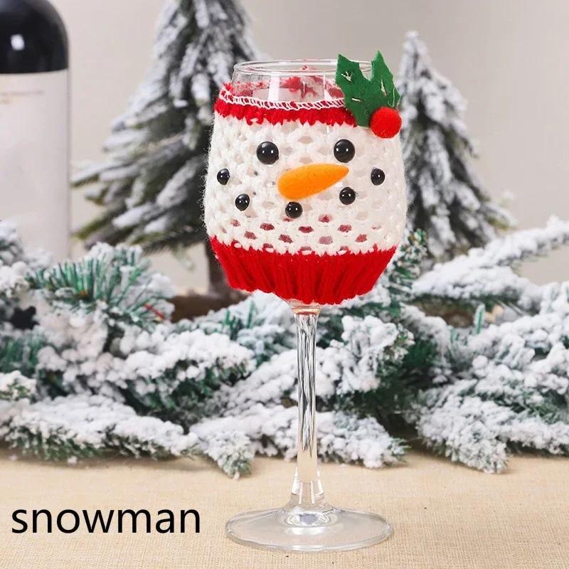 Christmas Wine Glass Santa Claus Snowman Table Decorations Cup Cover Decor Party Festival Supplies snowman
Christmas Wine Glass Santa Claus Snowman Table Decorations Cup Cover Decor Party Festival Supplies snowman