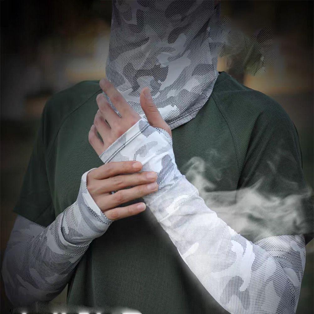 Thin Sunscreen Sleeves Breathable Cycling Arm Sleeve Casual Face Shield Driving white-sleeves 
Thin Sunscreen Sleeves Breathable Cycling Arm Sleeve Casual Face Shield Driving white-sleeves