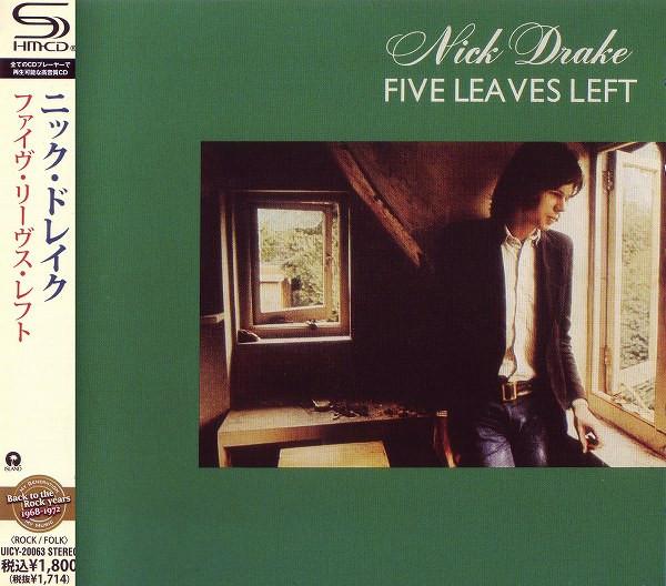 CD NICK DRAKE Five Leaves Left UICY20063 Island Records 2010 Japan Obi Rock
CD NICK DRAKE Five Leaves Left UICY20063 Island Records 2010 Japan Obi Rock
