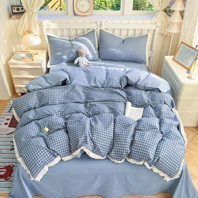 Printed lace single quilt cover student dormitory home skin-friendly and comfortable, no sheets pillowcase 180x220cm 1pcs
Printed lace single quilt cover student dormitory home skin-friendly and comfortable, no sheets pillowcase 180x220cm 1pcs