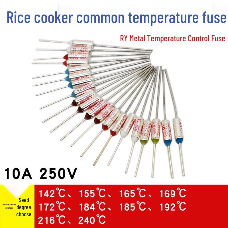 Electric Pressure Cooker Temperature Fuse 10A Component Metal Fuse 216°C (Set of 5)
Electric Pressure Cooker Temperature Fuse 10A Component Metal Fuse 216°C (Set of 5)