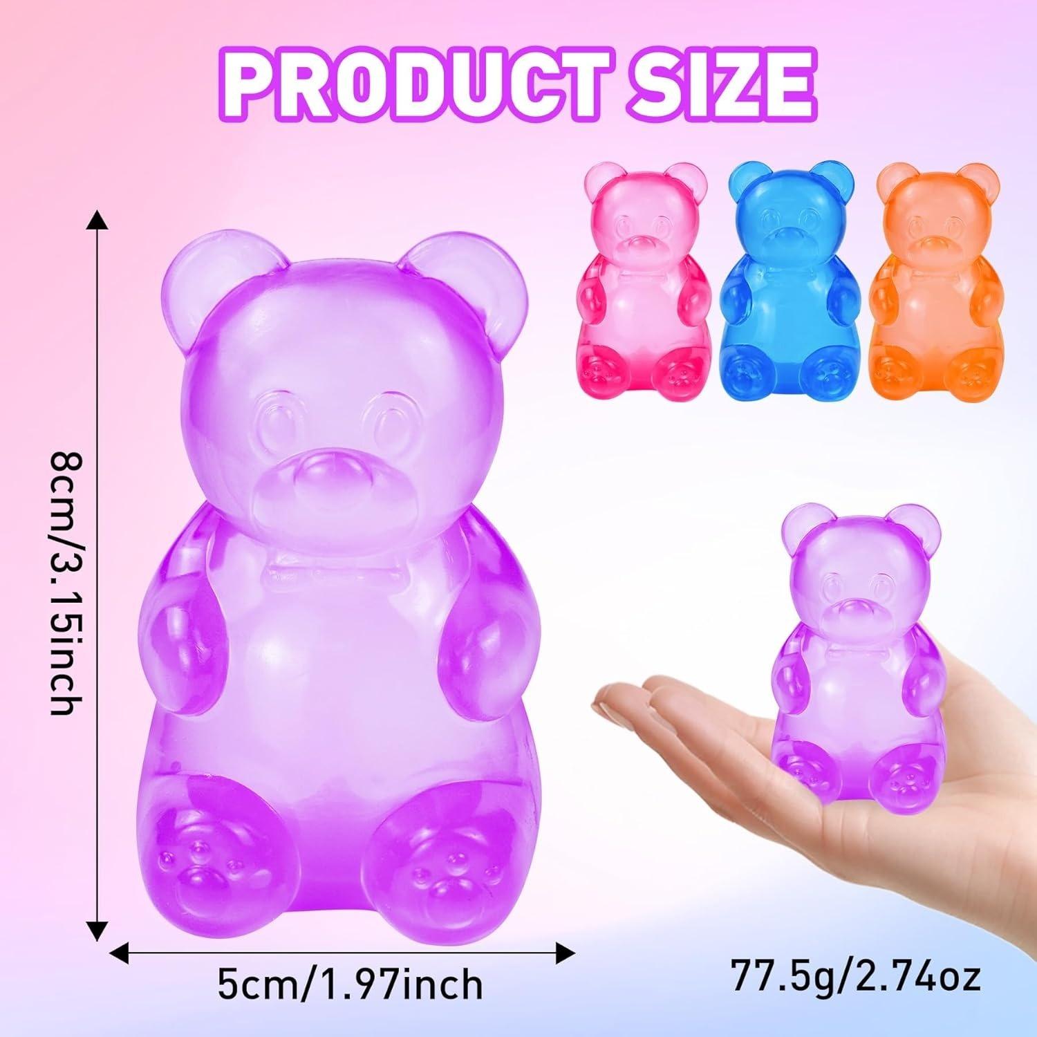 Stress Bear Squishy Ball Gummy Bear Toy Sugar Filled Squishy Toys For Kids Stress Relief Ultra-Soft Decompression Venting Toys (As shown-33859)-
Stress Bear Squishy Ball Gummy Bear Toy Sugar Filled Squishy Toys For Kids Stress Relief Ultra-Soft Decompression Venting Toys (As shown-33859)-