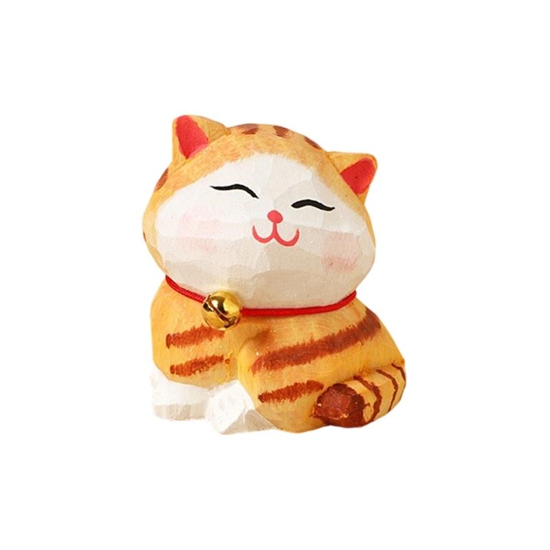 Wooden Cats Statue Handmade Decoration For Shelf Display Figurine Desktop Decoration Home Solid Wood Sculpture
Wooden Cats Statue Handmade Decoration For Shelf Display Figurine Desktop Decoration Home Solid Wood Sculpture