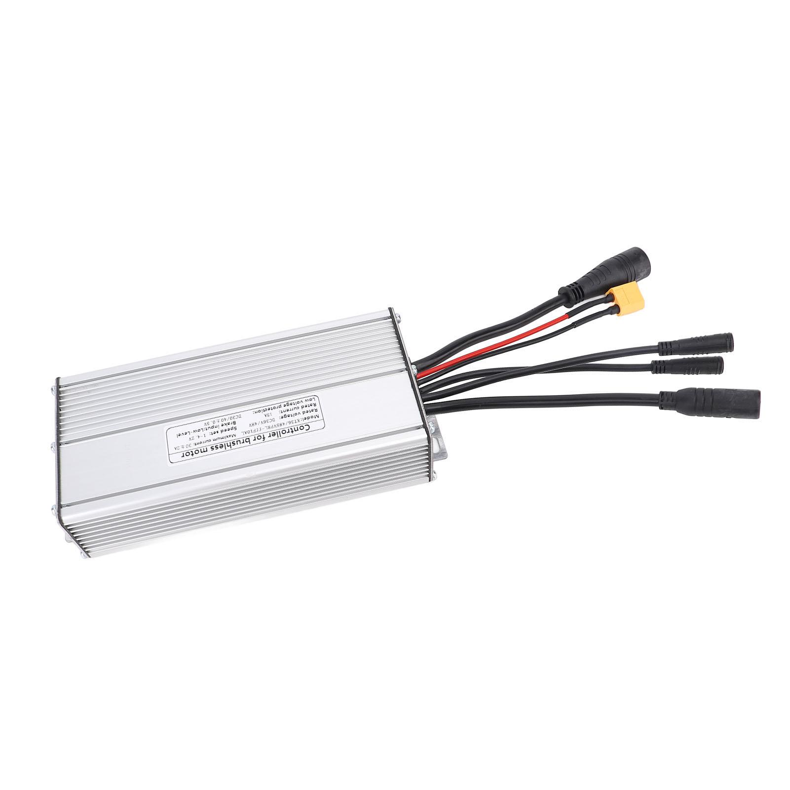 Sine Wave Controller 30A Aluminum Alloy Rain Proof Electric Bike Motor Speed Controller with 5 in 1 Cable for 36V 48V 1000W Motor
Sine Wave Controller 30A Aluminum Alloy Rain Proof Electric Bike Motor Speed Controller with 5 in 1 Cable for 36V 48V 1000W Motor