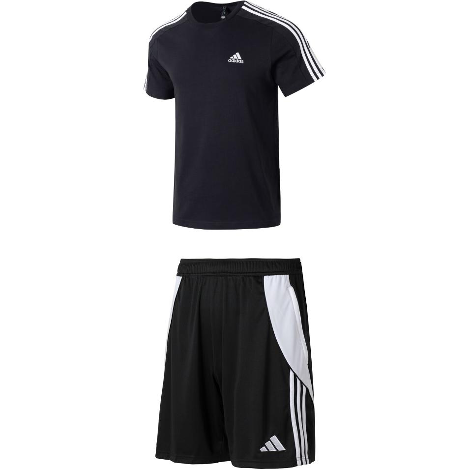 Adidas Удобные полосатые дышащие шорты с круглым вырезом и коротким рукавом, быстросохнущие, повседневные спортивные костюмы для мужчин, комплекты черного цвета IC9334+IP1951 L
Adidas Удобные полосатые дышащие шорты с круглым вырезом и коротким рукавом, быстросохнущие, повседневные спортивные костюмы для мужчин, комплекты черного цвета IC9334+IP1951 L