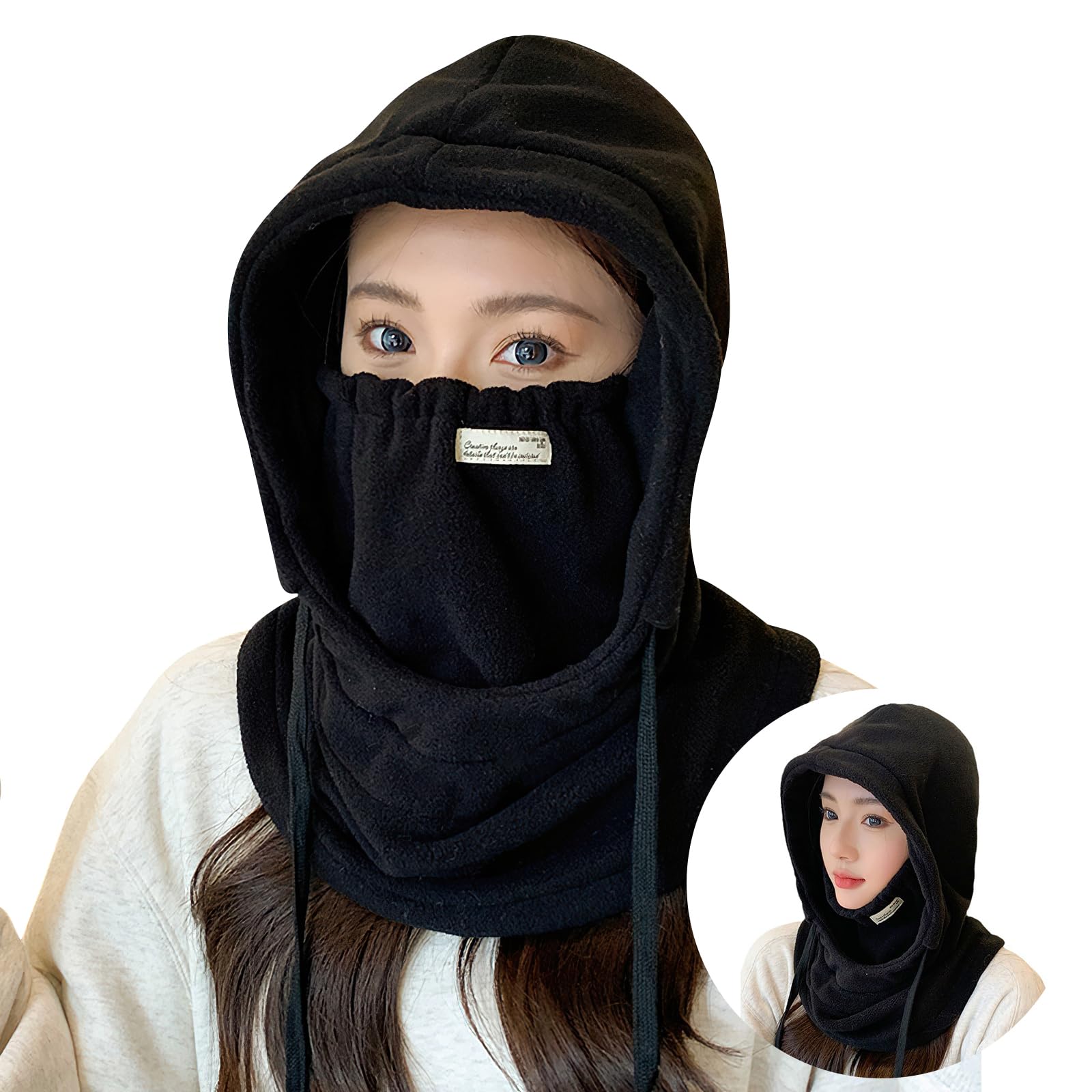 MOWO Грелка для шеи Холод Экстремальное тепло Пушистый капюшон для шеи Холодный и длинный Идеально подходит для и альпинизма зимой Женский [Защита на 360 градусов, чёрный
MOWO Грелка для шеи Холод Экстремальное тепло Пушистый капюшон для шеи Холодный и длинный Идеально подходит для и альпинизма зимой Женский [Защита на 360 градусов, чёрный