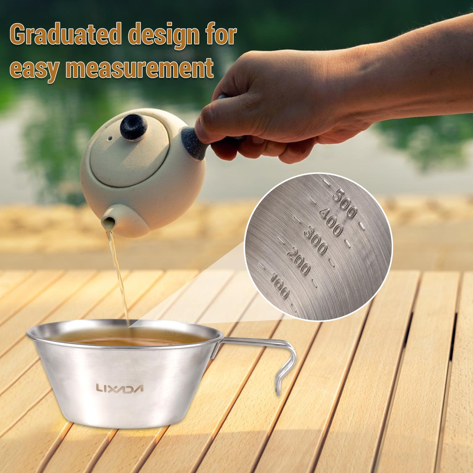 Lixada 1/2pcs Camping Sierra Cup Syrah bowl 200ml/500ml Measuring Cup Bowl for Outdoor Camping Backpacking 
Lixada 1/2pcs Camping Sierra Cup Syrah bowl 200ml/500ml Measuring Cup Bowl for Outdoor Camping Backpacking