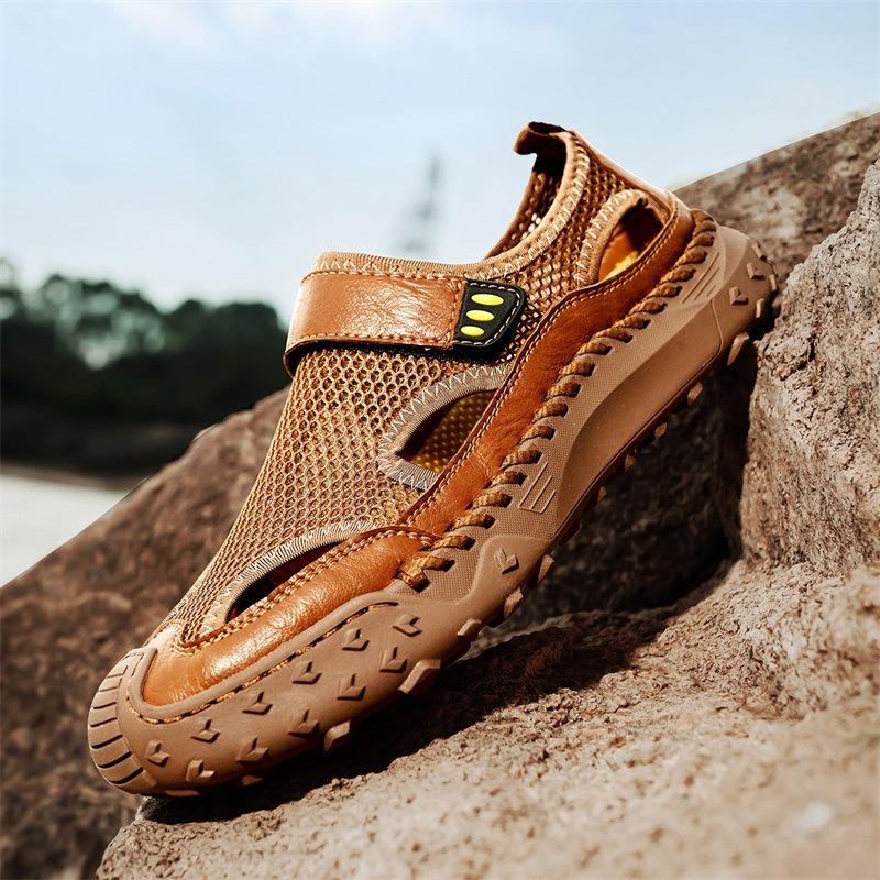 Summer Douyin live broadcast foreign trade hot-selling large-size men s shoes outdoor leather mesh breathable men s beach sandals 38
Summer Douyin live broadcast foreign trade hot-selling large-size men s shoes outdoor leather mesh breathable men s beach sandals 38