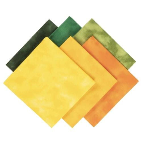 KIYOHARA Unevenly Dyed Print Mini Cut Cloth Set of 6 Colors Fabric Scare Approx. 50cm x 35cm Cut Col.2 Yellow-Green TY69MC-6S
KIYOHARA Unevenly Dyed Print Mini Cut Cloth Set of 6 Colors Fabric Scare Approx. 50cm x 35cm Cut Col.2 Yellow-Green TY69MC-6S