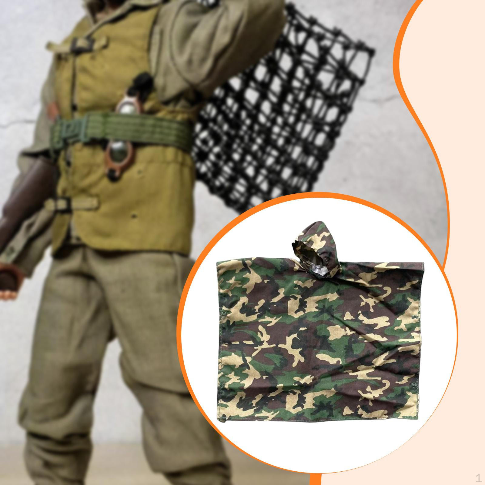 1:6 Raincoat Shawl, Action Figure Survival Shelter, Costume Trendy Mini Dress up Classic Doll Poncho
1:6 Raincoat Shawl, Action Figure Survival Shelter, Costume Trendy Mini Dress up Classic Doll Poncho