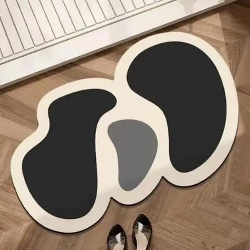 Irregular Diatom Mud Bathroom Floor Mat - Absorbent, Dirt-Resistant, Quick-Drying Foot Mat with Simple Lines for Restroom and Toilet 40x60cm - Diatom Mud - 2.5mm
Irregular Diatom Mud Bathroom Floor Mat - Absorbent, Dirt-Resistant, Quick-Drying Foot Mat with Simple Lines for Restroom and Toilet 40x60cm - Diatom Mud - 2.5mm