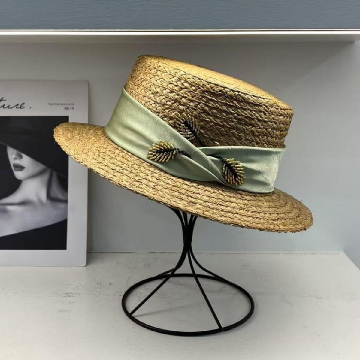 Premium Raffia Straw Cloche Hat Women - UV Sun Protection Summer Vacation Elegant Sun Hat One Size хаки
Premium Raffia Straw Cloche Hat Women - UV Sun Protection Summer Vacation Elegant Sun Hat One Size хаки