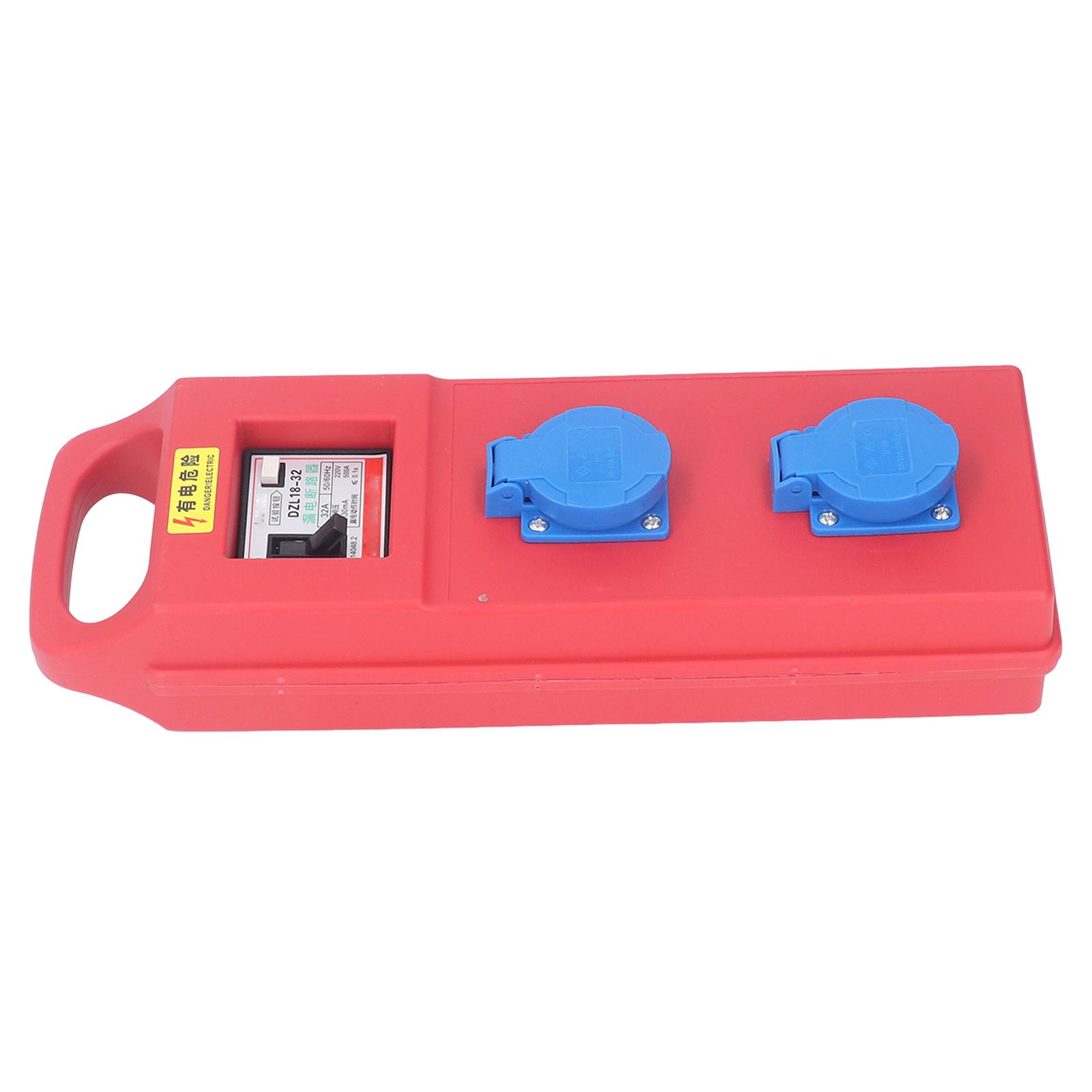 Construction Power Distributor 2 Outlets Waterproof Portable Compact Power Distribution Box 200‑250V
Construction Power Distributor 2 Outlets Waterproof Portable Compact Power Distribution Box 200‑250V