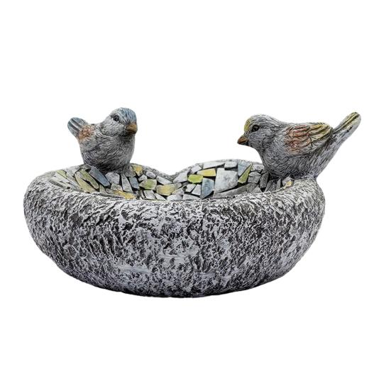 Bird Feeder Resin Garden Birdbath Bowl with Waterproof Design Hand-Painted Stone Texture Decorative for Outside Yard Table 1pc
Bird Feeder Resin Garden Birdbath Bowl with Waterproof Design Hand-Painted Stone Texture Decorative for Outside Yard Table 1pc