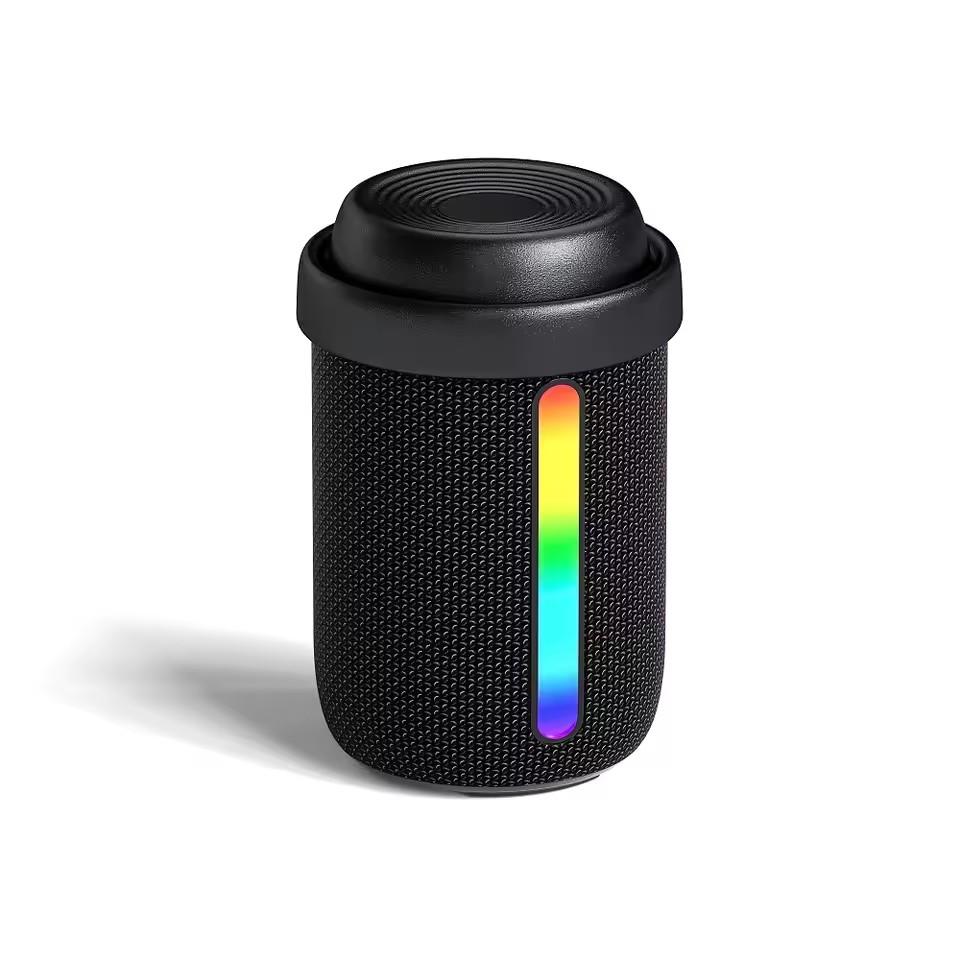 Bluetooth Speaker Audio Mini Portable RGB Colorful lights Speaker Bluetooth 5.3 Powerfual Bass With Volume Knob Built Mic TF Type C Outdoor Sound Box чорний
Bluetooth Speaker Audio Mini Portable RGB Colorful lights Speaker Bluetooth 5.3 Powerfual Bass With Volume Knob Built Mic TF Type C Outdoor Sound Box чорний