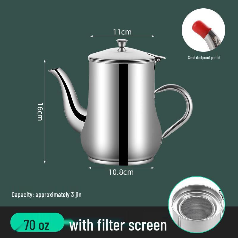 Ru Han Stainless Steel Oil Dispenser
Ru Han Stainless Steel Oil Dispenser