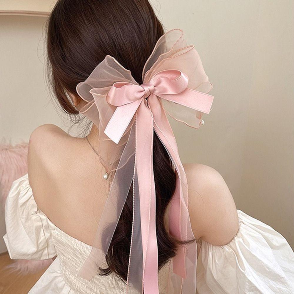 Hair Accessories Balletcore Korean Style Hairpin Snap Hair Clip Bow Spring Clip Head Back Top Clip
Hair Accessories Balletcore Korean Style Hairpin Snap Hair Clip Bow Spring Clip Head Back Top Clip
